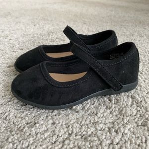 Old Navy black suede Mary Janes